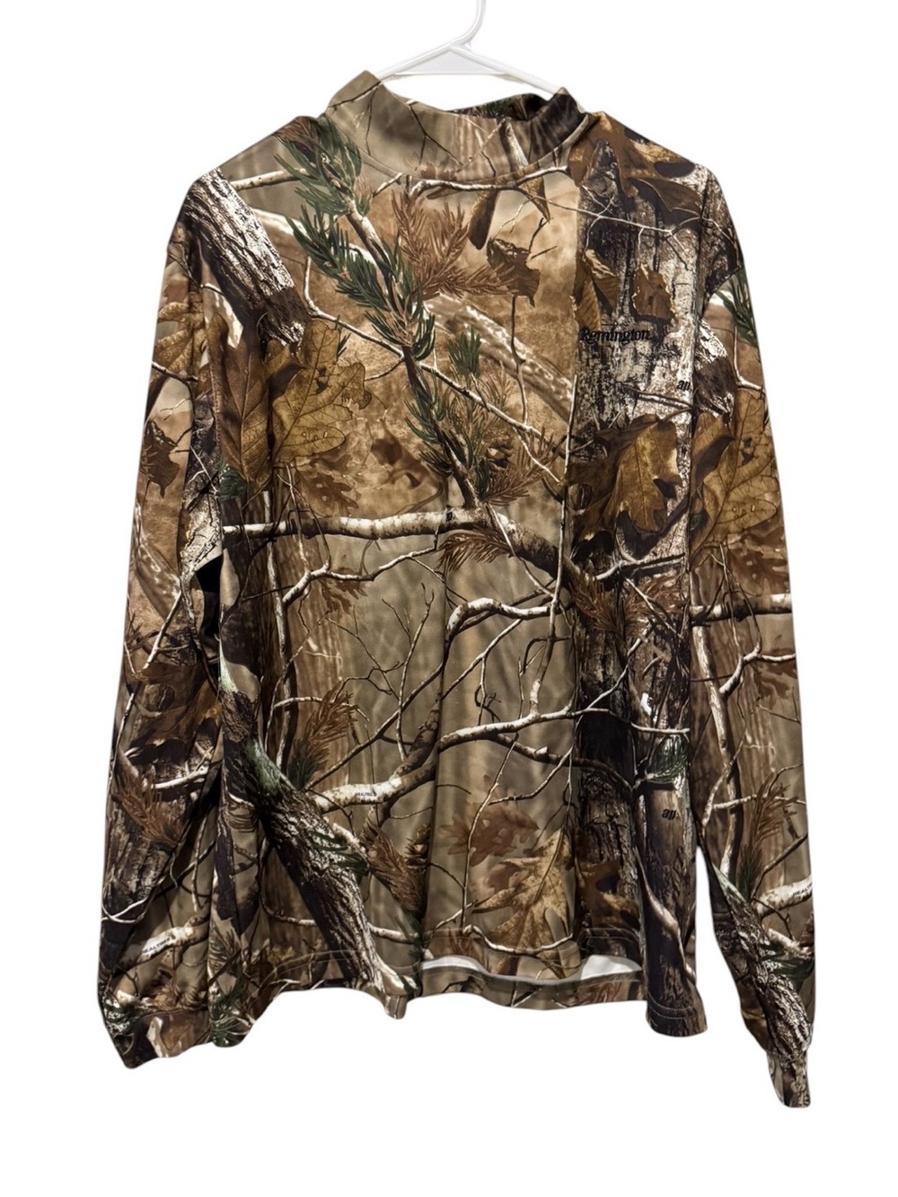 Remington Men's Long Sleeve Camo Hunting Shirt - Brown Green Tan